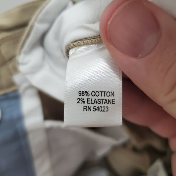 Banana Republic The Logan Fit Women's Khaki Flat Front‎ Stretch Trousers Size 00 - Picture 5 of 7